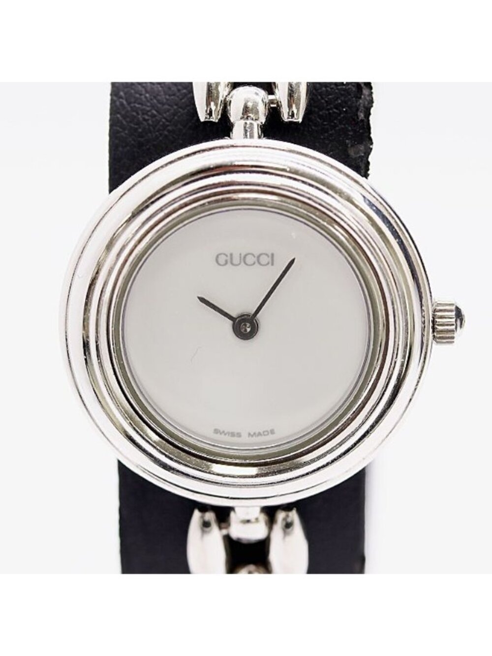 Gucci Change Bezel 11 12.2 Quartz White Dial Watch